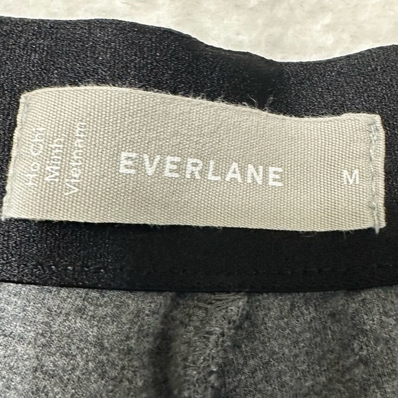 Everlane Gray Tailored Trousers Professional With Elastic Waist Fit Size M - Picture 5 of 15